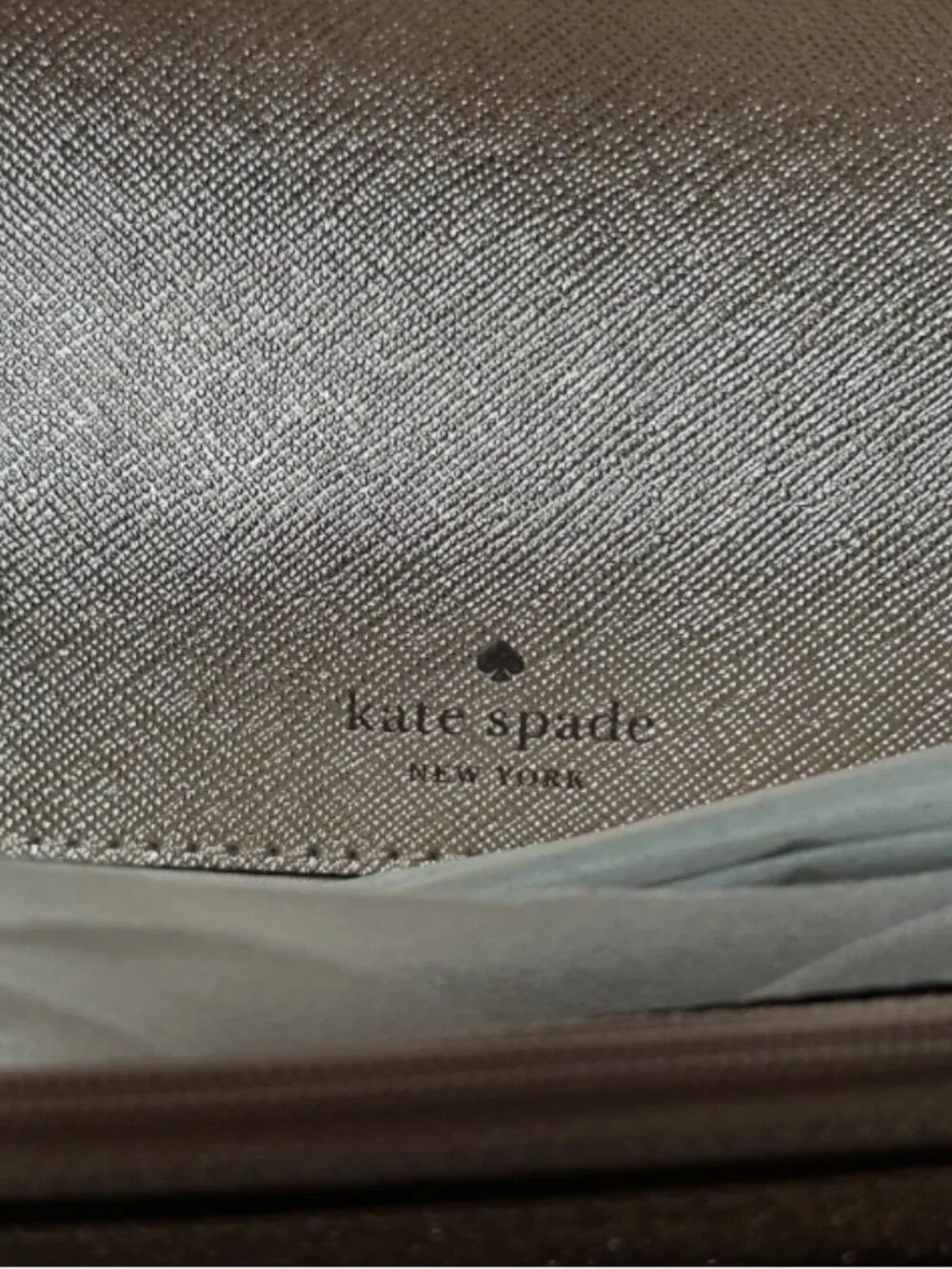 KATE SPADE ROSE GOLD GLITTER CROSSBODY PURSE NEW NO TAGS